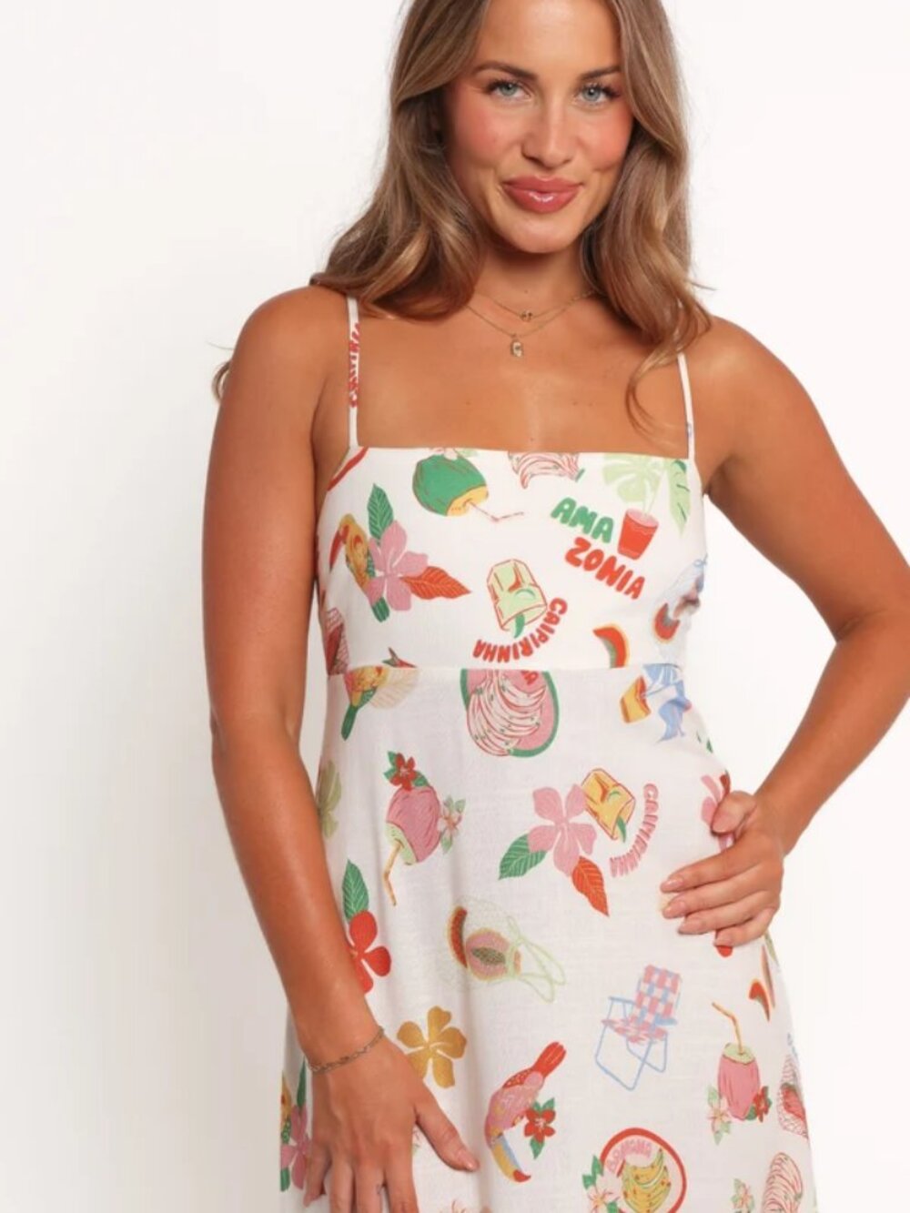 Petal and Pup Else Maxi Dress Summer Vacation Beach Dress M Boho Tropical NEW - Picture 3 of 11